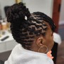 Cuban twist loc styles