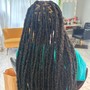 Extended 2 strand twist (with hair )