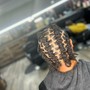 Crochet method roots tightening