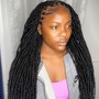 6–8 braids (straight back)