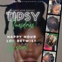 High Top Loc Retwist and Style