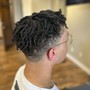 Men’s color  (Low fade or mini fro length)