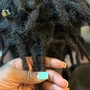 Loc Retwist- Ear to Shoulder