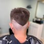 MENS HAIRCUT WITH RAZOR FACE SHAVE