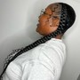 2 Feed In Braids