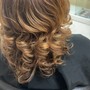 Permanent Color/ Natural hair/ Cut and Styled