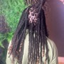 ROOTS NOT VISIBLE/LOCS NEED REPARTING