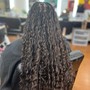 Invisible locs (natural hair)