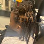 Feed in ponytail Cornrows