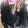 Goddess Knotless Box Braids (one size parting)