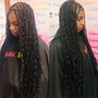 Ex-Full Medium Bohemain/Goddess knotless Braids