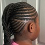 Kid cornrow style