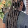 Medium Bohemian/Boho Knotless Braids (crochet hair)