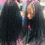 Ex-Full Medium Bohemain/Goddess knotless Braids