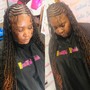 Fulani Bohemian w/ knotless Box Braids