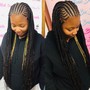 Goddess Knotless Box Braids (one size parting)