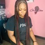 4x4 lace wig install sewn down