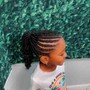 Kid's  cornrows braids