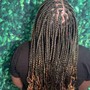 Senegalese twist  boho (medium size)mid back/waist length