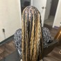 Medium feed ins any length hair included