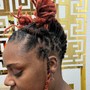 Extended Loc two strand twists short to medium length