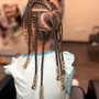 Kid's Braids w / added