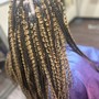 Extra small knotless or box braids