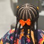 Kid's Braids with Design - Hair Added