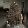 Small knotless box braids