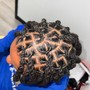 DETOX, Wash, Hot Oil Steam treatment, Retwist and Style - up to MID BACK LENGTH