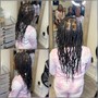 Girl's Midback Small Knotless Braids