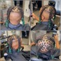 Kid Loc Retwist (Ear Length)