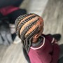 Kid's Large Regular BoxBraids W/ Hair Included (Color 1B,27&30)