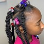 NO WEAVE Cornrows for little kids