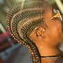 8 stitch braid straight back