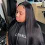 Frontal lace wig install