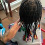 Kids Cornrows w/hair& beads