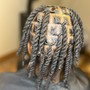 Natural two strand twist (high top)