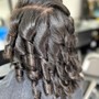 Natural Hair 8 French braids