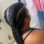 Straight backs / Feed In Braids