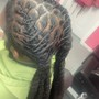 Loc touch up and style