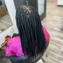 3 Layer Medium Feed In Braids (Waist Length)