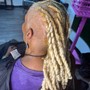 Loc style only hair past shoulder length