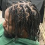 Fulani knotless flip over (hair included)