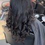 Women's  wash blowdry and flatiron