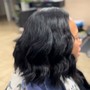 Women's  wash blowdry and flatiron