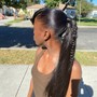 Natural Hair 6 French Braids