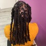 Loc Style soft locs over locs