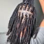 Loc Combination FULL HEAD- Mid Back Length Hair