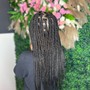 Box braids Sm size midback